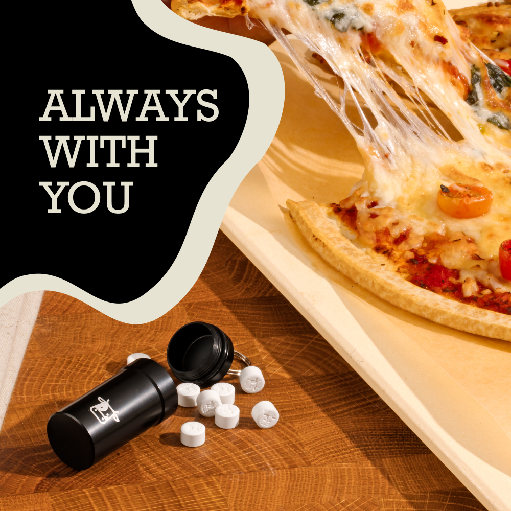 Always With You Photo next to Pizza