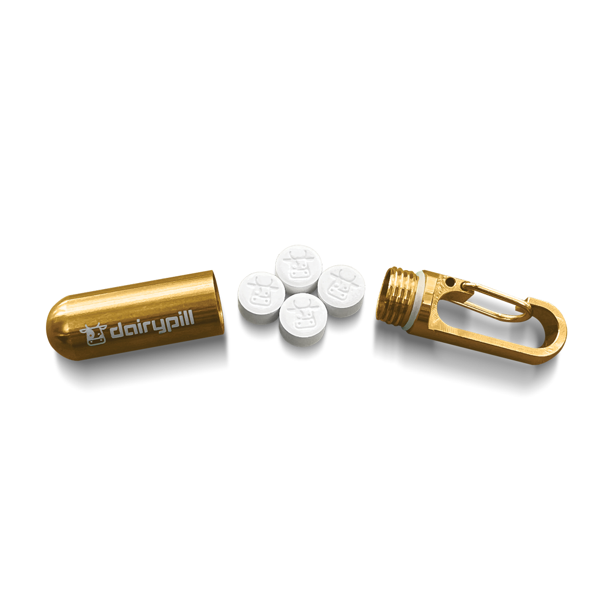 DairyPill Gold Key Pod Mini with 4 pills