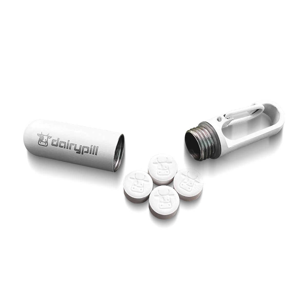 DairyPill White Key Pod Mini with 4 pills