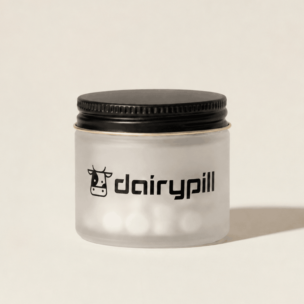 DairyPill Home Storage Glass Jar with Lid