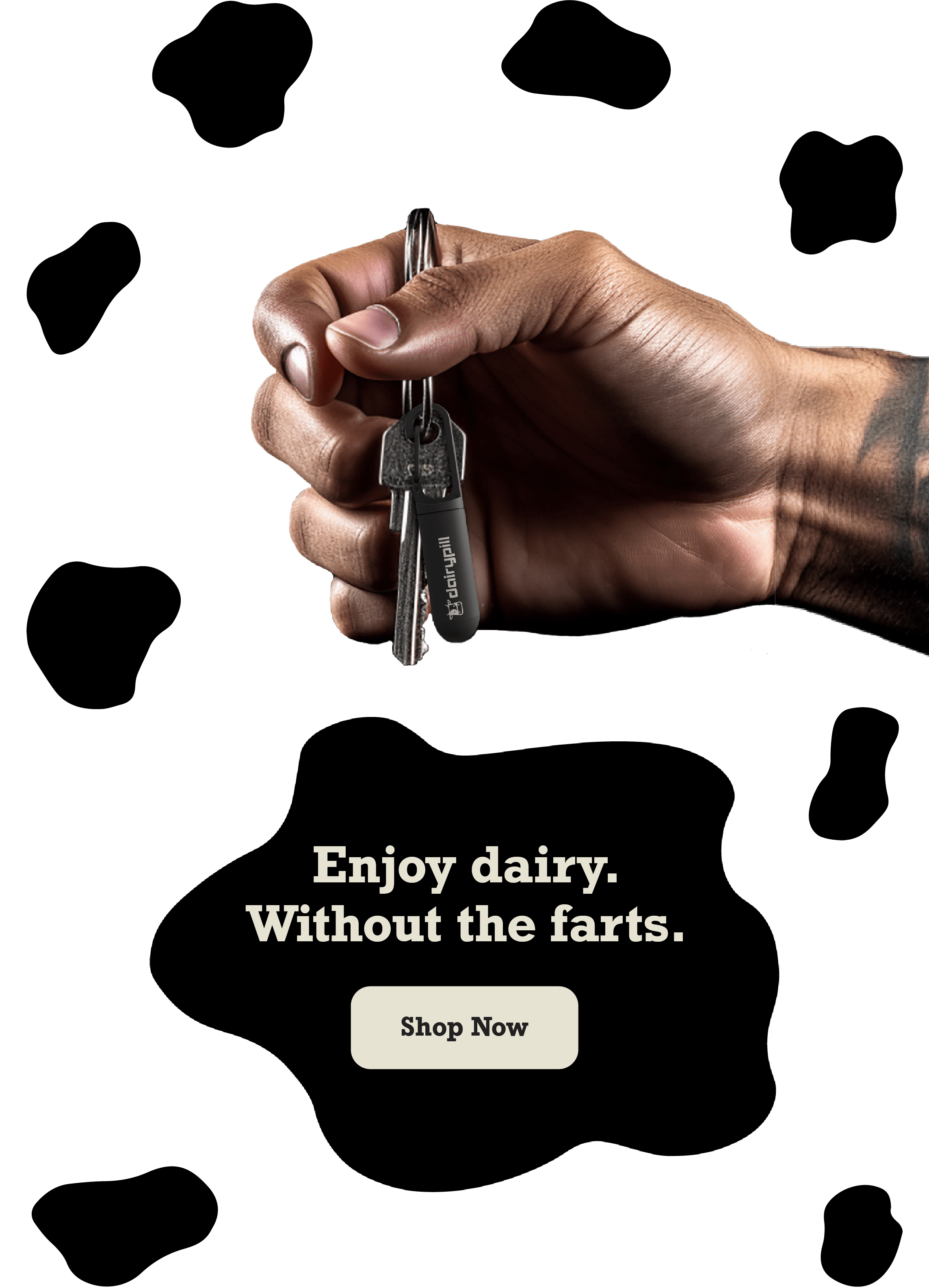 DairyPill Lactose Intolerance Pills Enjoy Dairy, Without the Farts.