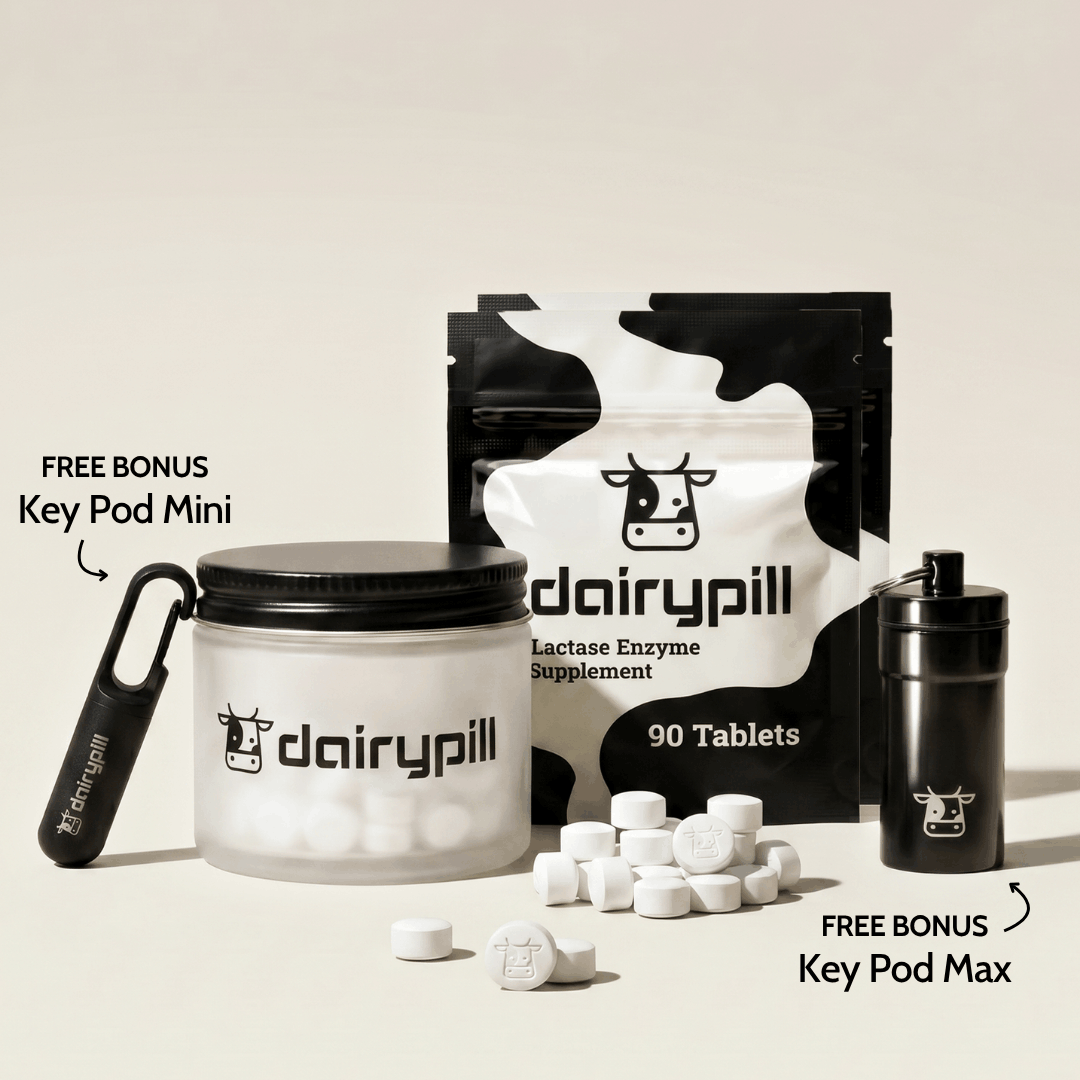 DairyPill Starter Kit 180 Count with FREE Key Pod Mini and Key Pod Max