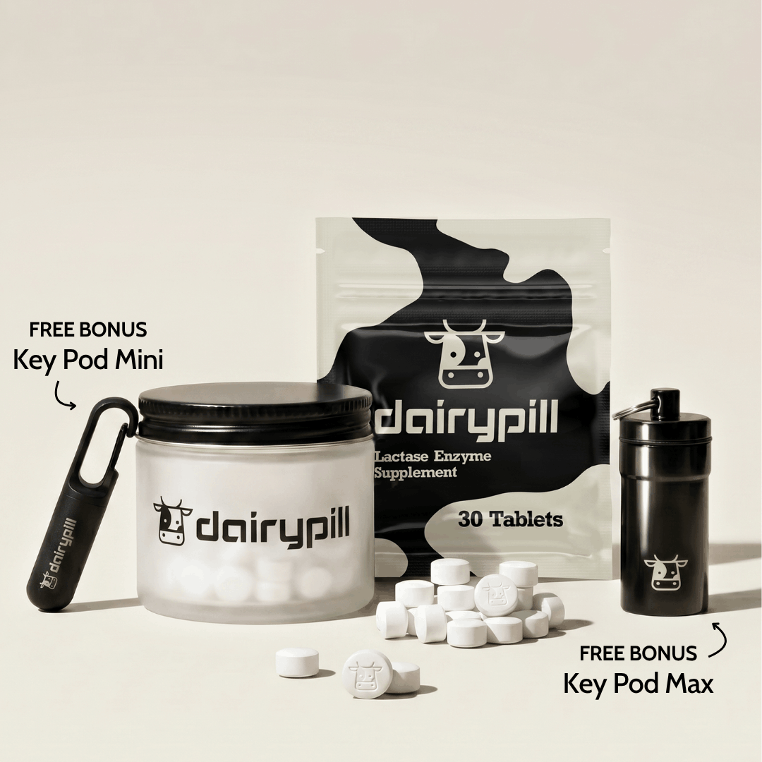 DairyPill Starter Kit 30 Count with FREE Key Pod Mini and Key Pod Max