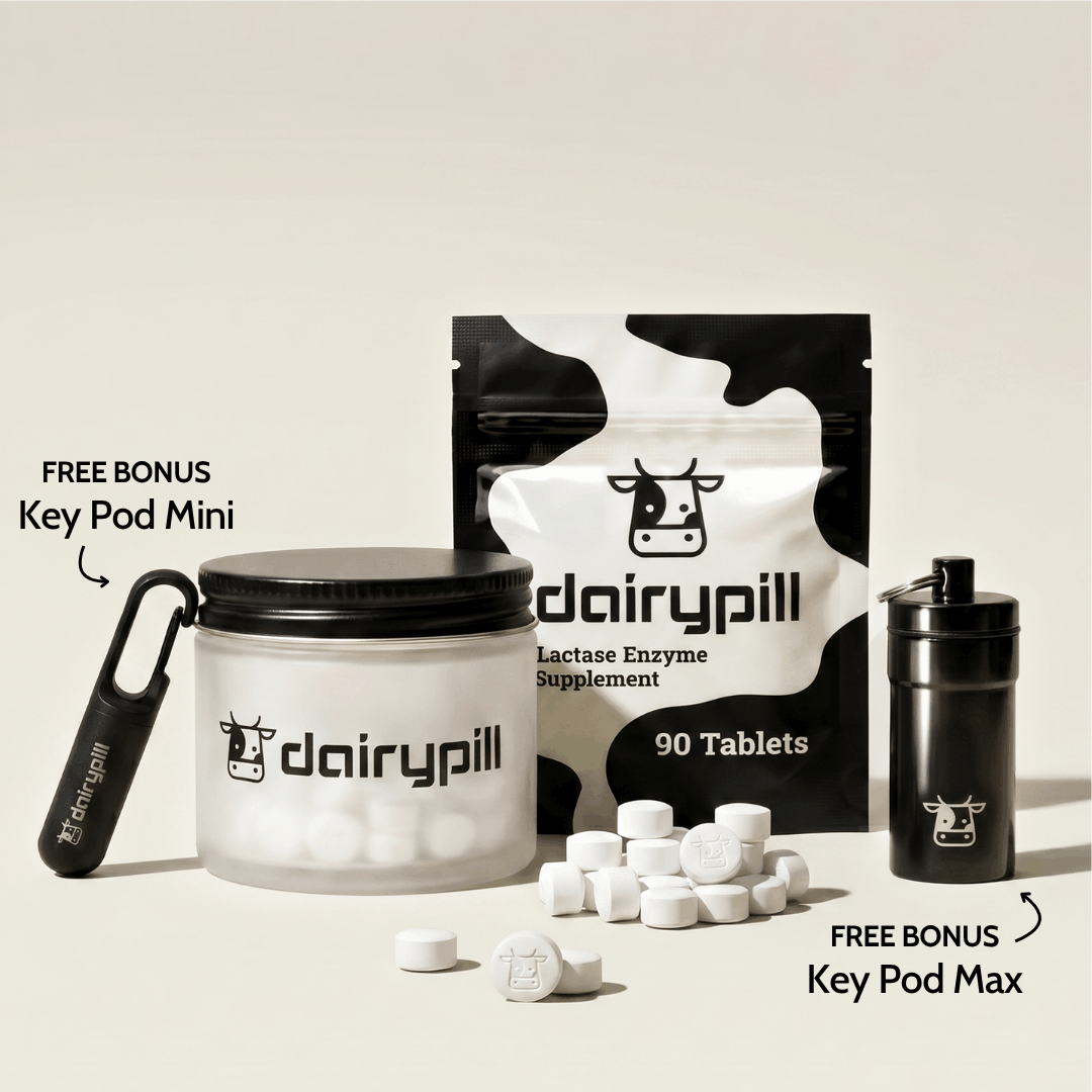 DairyPill Starter Kit 90 Count with FREE Key Pod Mini and Key Pod Max