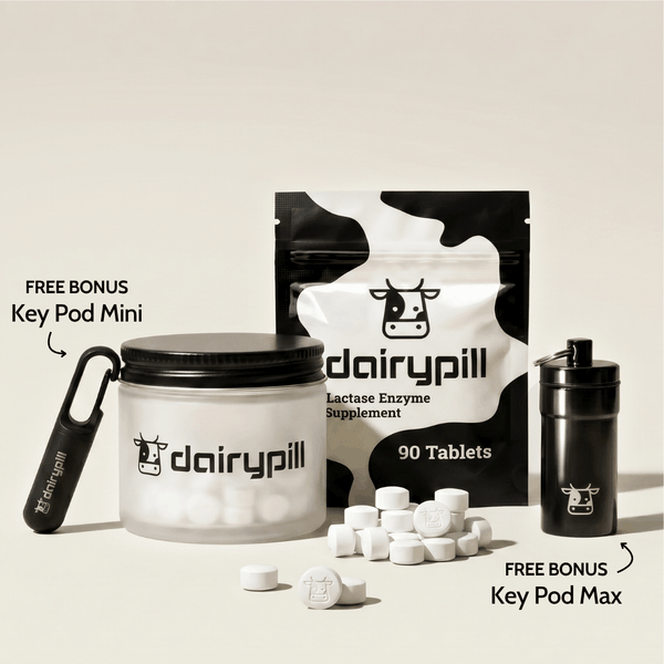 DairyPill Starter Kit 90 Count with FREE Key Pod Mini and Key Pod Max