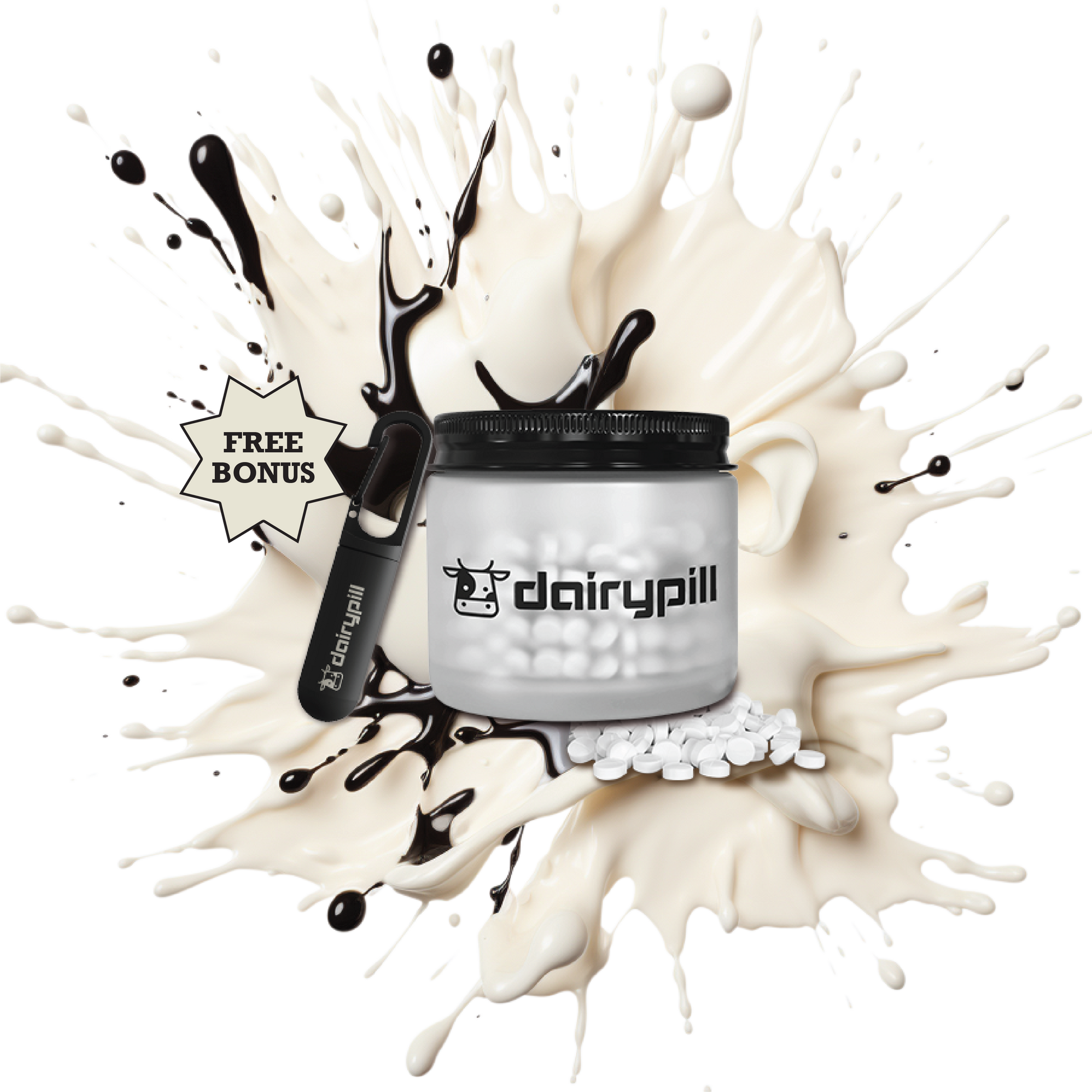 DairyPill Starter Kit Luxury Lactose Kit Black