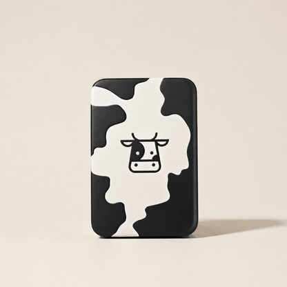 DairyPill Travel Tin Cow Print Moo