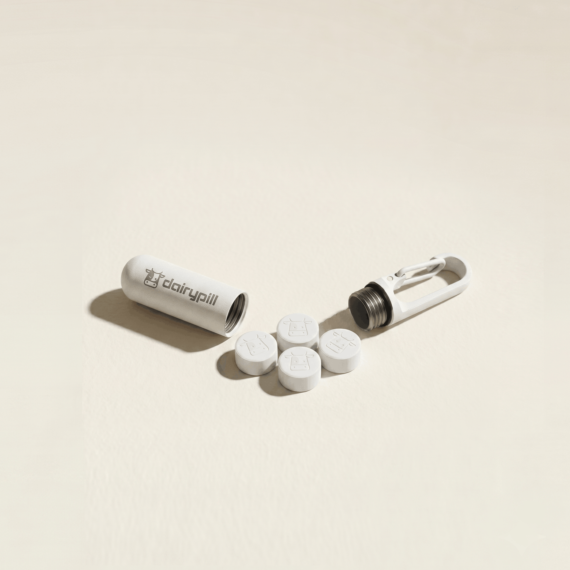 DairyPill key pod mini white