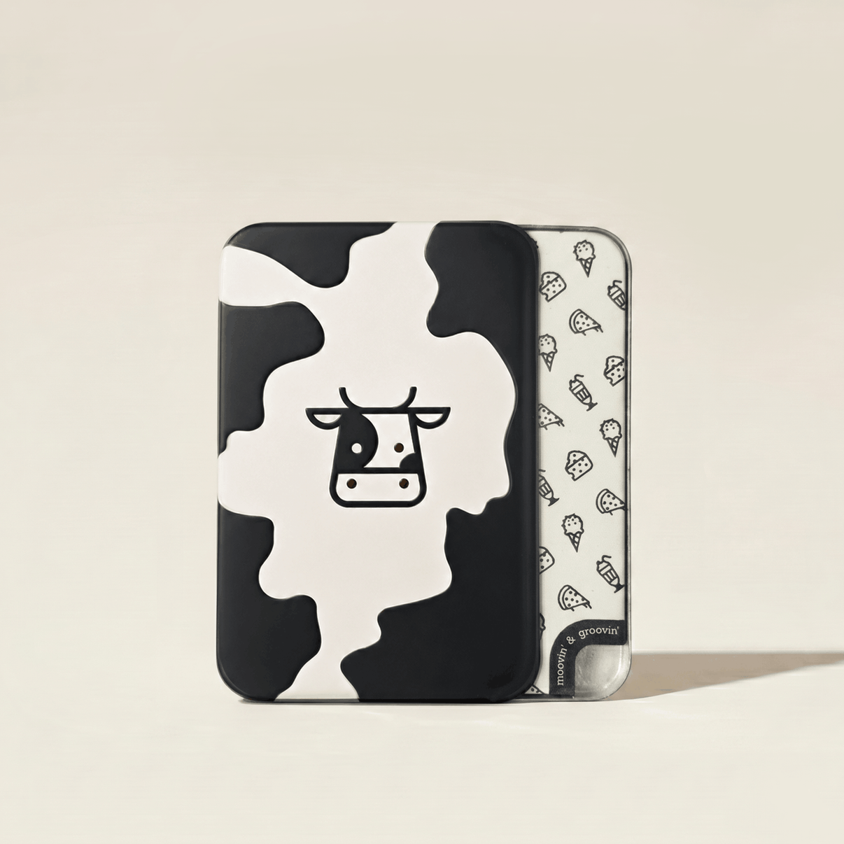 DairyPill Travel Tin Cow Print Moo